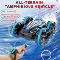 Amphibious Remote Control Car Gesture Sensor 4WD Off-Road Toy Car 360 Degree Rotating Waterproof RC Stunt Car for Kids Gifts: 3 - 5 Days Free Delivery Only UK