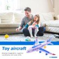 Colorful Light Music Airplane Electronic Universal Mechanical Gear Model Plane: 3 - 5 Days Free Delivery Only UK - Image 2