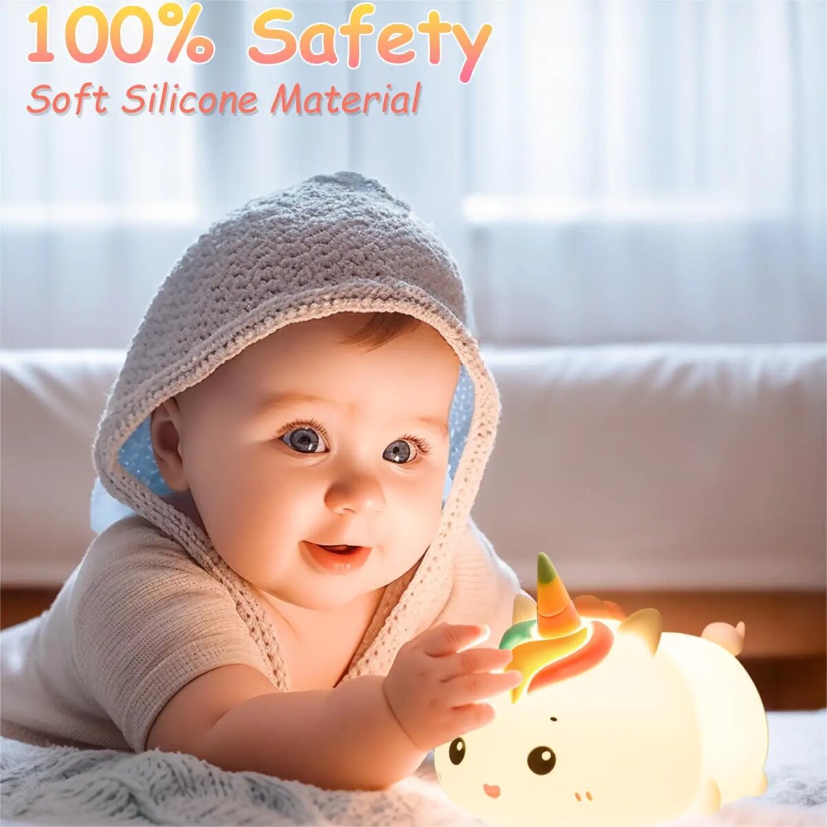 Creative Cartoon Silicone Toy Luminous Soft Touch Pat Dimming Hangable for Birthday Gift: 3 - 5 Days Free Delivery Only UK - Image 5