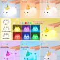 Creative Cartoon Silicone Toy Luminous Soft Touch Pat Dimming Hangable for Birthday Gift: 3 - 5 Days Free Delivery Only UK - Image 4