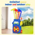 Kids Golf Set Includes 4 Golf Clubs 7 Golf Balls & Golf Cart Indoor and Outdoor Golf Toys Birthday: 3 - 5 Days Free Delivery Only UK Gift for 3/4/5/6 Year Old Kid: 3 - 5 Days Free Delivery Only UK - Image 3