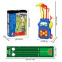 Kids Golf Set Includes 4 Golf Clubs 7 Golf Balls & Golf Cart Indoor and Outdoor Golf Toys Birthday: 3 - 5 Days Free Delivery Only UK Gift for 3/4/5/6 Year Old Kid: 3 - 5 Days Free Delivery Only UK - Image 6