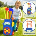 Kids Golf Set Includes 4 Golf Clubs 7 Golf Balls & Golf Cart Indoor and Outdoor Golf Toys Birthday: 3 - 5 Days Free Delivery Only UK Gift for 3/4/5/6 Year Old Kid: 3 - 5 Days Free Delivery Only UK - Image 2