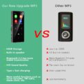 64GB MP3 Player with Bluetooth 5.2, AiMoonsa Music Player with Built-in HD Speaker, FM Radio, Voice Recorder, HiFi Sound, E-Book Function, Earphones Included - Image 9