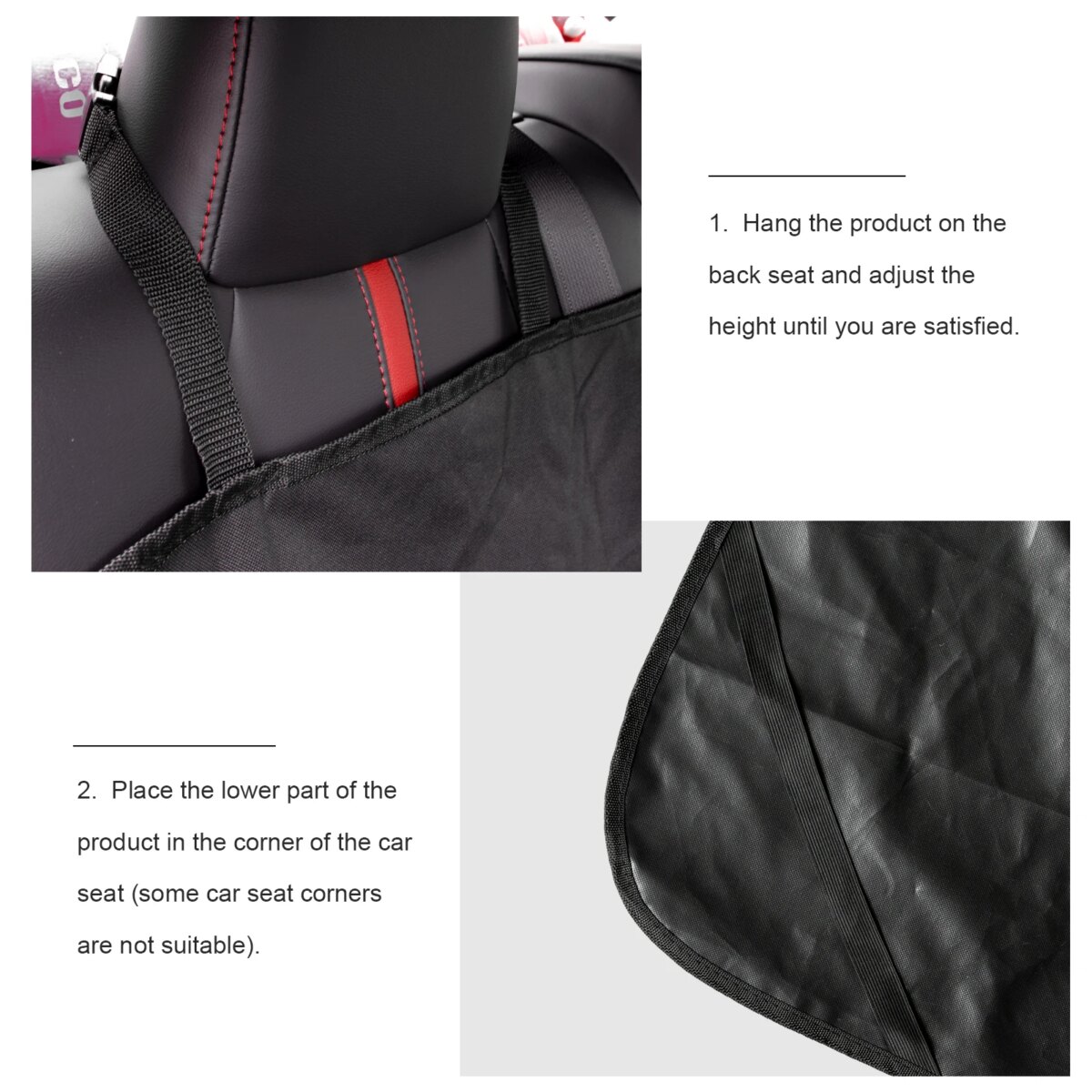 Dog Back Seat Cover Waterproof Pet Carrier Hammock Cushion Nonslip Car Rear Back Mat Protector Pad Travel Accessories Trunk Mat: 3 - 5 Days Free Delivery Only UK - Image 2