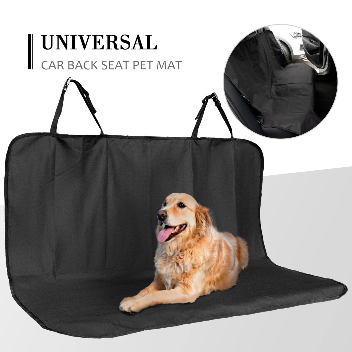 Dog Back Seat Cover Waterproof Pet Carrier Hammock Cushion Nonslip Car Rear Back Mat Protector Pad Travel Accessories Trunk Mat: 3 - 5 Days Free Delivery Only UK - Image 1