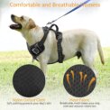 Maxetodo No-Pull Adjustable Dog Harness for Large Dogs - Reflective, No-Choke, Soft Padded Vest with Breathable Mesh: 3 - 5 Days Free Delivery Only UK - Image 4