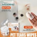 60pcs/set Eye Wet Wipes Universal Disposable Non-woven Dog Wet Wipes Ear Stain Remover Dog Cat Wipes Grooming Tools Pet Supplies - Image 5