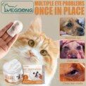 60pcs/set Eye Wet Wipes Universal Disposable Non-woven Dog Wet Wipes Ear Stain Remover Dog Cat Wipes Grooming Tools Pet Supplies - Image 3