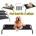 Lucn Anti-Slip Pet Hammock Bed Breathable Mesh Waterproof Raised Dog Cot for Indoor Outdoor Camping Travel Washable Durable: 3 - 5 Days Free Delivery Only UK