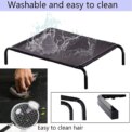 Lucn Anti-Slip Pet Hammock Bed Breathable Mesh Waterproof Raised Dog Cot for Indoor Outdoor Camping Travel Washable Durable: 3 - 5 Days Free Delivery Only UK - Image 4