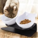 Tieker 15° tilted cat drinking water feeding bowl non-slip double bowl elevated feeder neck protection : 3 - 5 Days Free Delivery Only UKpet feeding bowl: 3 - 5 Days Free Delivery Only UK - Image 4
