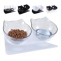 Tieker 15° tilted cat drinking water feeding bowl non-slip double bowl elevated feeder neck protection : 3 - 5 Days Free Delivery Only UKpet feeding bowl: 3 - 5 Days Free Delivery Only UK - Image 6