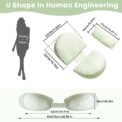 Pregnancy Pillow for Pregnant Women,Soft Pregnancy Body Pillow,Support for Back, Hips, Legs,Maternity Pillow: 3 - 5 Days Free Delivery Only UK - Image 2
