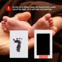 Ink less Wipe Baby Hand Foot Print Kit Keepsake Newborn Footprint Hand print: 3 - 5 Days Free Delivery UK - Image 4