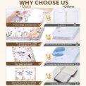 Commemorative Album Baby Commemorative Album Home DIY Growth Souvenirs Birth Records Cute Handbooks Notebook cherished gift: 3 - 5 Days Free Delivery UK - Image 6
