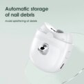 Electric Nail Clippers With Light Automatic Anicure Trimmer Adult Baby Fingernail Toe Scissors Pedicure Polishing Nails Cutter: 3 - 5 Days Free Delivery UK