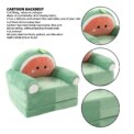 Children Foldable Sofa Bed Comfortable Wide Armrest 2 in 1 Washable Cartoon Foldable Kids Sofa for Living Room: 3 - 5 Days Free Delivery UK - Image 3