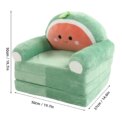 Children Foldable Sofa Bed Comfortable Wide Armrest 2 in 1 Washable Cartoon Foldable Kids Sofa for Living Room: 3 - 5 Days Free Delivery UK - Image 6