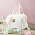 Mommy Stroller Nappy Bag Portable Cute Cartoon Multi-function Large Capacity Baby Diaper Bags with Pendant Nylon Mom Travel Tote - Image 2