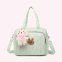Mommy Stroller Nappy Bag Portable Cute Cartoon Multi-function Large Capacity Baby Diaper Bags with Pendant Nylon Mom Travel Tote - Image 4