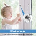 Safety Baby Window Lock children's Lockers Door Lock Children's Protection Limiter For Windows For Children Under One Year: 3 - 5 Days Free Delivery UK - Image 5