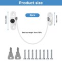Safety Baby Window Lock children's Lockers Door Lock Children's Protection Limiter For Windows For Children Under One Year: 3 - 5 Days Free Delivery UK - Image 2