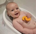 Soft Touch Baby Bath Tub Silicone Mesh Support Non Slip Base Newborn Foot Bath Bucket Bathroom Grey UK: 3 - 5 Days Free Delivery UK - Image 4