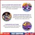 Dinneractive Eating Utensil Set Toy For Kids Construction Themed Fork And Spoon: 3 - 5 Days Free Delivery UK - Image 3