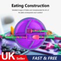 Dinneractive Eating Utensil Set Toy For Kids Construction Themed Fork And Spoon: 3 - 5 Days Free Delivery UK