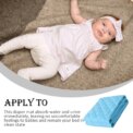 Baby Diaper Mat Kid Waterproof Cushion Bedding Covers Diaper Changing Pads Urine Mats Sheet Protecting Accessories Blue 70*120cm - Image 3
