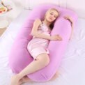 Maternity Pillow Case Multifunction Pure Cotton Cover U-shape for Pregnant Women: 3 - 5 Days Free Delivery UK - Image 4