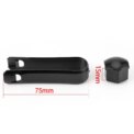 17mm BLACK GLOSS ALLOY WHEEL NUT BOLT COVERS CAPS UNIVERSAL SET FOR All CAR: 3 - 5 Days Free Delivery UK - Image 4