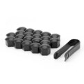 17mm BLACK GLOSS ALLOY WHEEL NUT BOLT COVERS CAPS UNIVERSAL SET FOR All CAR: 3 - 5 Days Free Delivery UK - Image 3