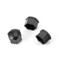 17mm BLACK GLOSS ALLOY WHEEL NUT BOLT COVERS CAPS UNIVERSAL SET FOR All CAR: 3 - 5 Days Free Delivery UK - Image 5