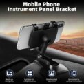 Portable Car Holder Rotatable Multifunction Dashboard/Rearview Mirror/Sun Visor Mount for iPhone Samsung Xiaomi Redmi Huawei: 3 - 5 Days Free Delivery Only UK - Image 4