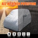 General Sedan Car Cover S/M/L Outdoor Waterproof Dustproof Sun Rain Protection UV Sun Shade for SUV: 3 - 5 Days Free Delivery Only UK - Image 4
