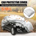 General Sedan Car Cover S/M/L Outdoor Waterproof Dustproof Sun Rain Protection UV Sun Shade for SUV: 3 - 5 Days Free Delivery Only UK