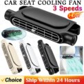 Car Headrest Cooling Air Fan 3 Speeds Adjustable Car Seat Headrest Fan USB Powered Car Neck Cooler for Front Rear Seat Passenge: 3 - 5 Days Free Delivery Only UKr