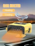 12V Car Electric Heater Demister Defroster 150W Heating Fan Portable Car Heating Fan 360 Degree Rotation Automobile Accessories: 3 - 5 Days Free Delivery Only UK