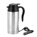 Portable 750ml 24V Travel Car Truck Kettle Water Heater Bottle Stainless Steel for Tea Coffee Drinking: 3 - 5 Days Free Delivery Only UK