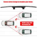 Car Rear Mirror Wide-angle Rearview Mirror 300mm 12" 270mm 11.6"Wide Convex Curve Panoramic Interior Rear View Anti-glare Mirror: 3 - 5 Days Free Delivery Only UK - Image 5