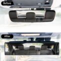 Car Rear Mirror Wide-angle Rearview Mirror 300mm 12" 270mm 11.6"Wide Convex Curve Panoramic Interior Rear View Anti-glare Mirror: 3 - 5 Days Free Delivery Only UK - Image 2