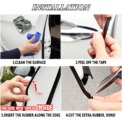 5M/16FT U Type Universal Car Door Edge Guards Trim Styling Moulding Protection Strip Anti Scratch Collision Protector Vehicle: 3 - 5 Days Free Delivery Only UK - Image 6