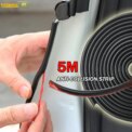 5M/16FT U Type Universal Car Door Edge Guards Trim Styling Moulding Protection Strip Anti Scratch Collision Protector Vehicle: 3 - 5 Days Free Delivery Only UK