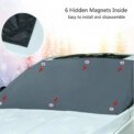 Magnetic Car Windscreen Cover Sun Shade Shield Dust Snow Ice Frost Protector: 3 - 5 Days Free Delivery Only UK - Image 5