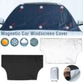 Magnetic Car Windscreen Cover Sun Shade Shield Dust Snow Ice Frost Protector: 3 - 5 Days Free Delivery Only UK