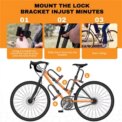 1.2m Bicycle Lock U Shaped Bike Security Steel Cable Anti-Theft Motorcycle Mtb Road Bike Lock Rope Cable Cycling Accessories: 3 - 5 Days Free Delivery Only UK - Image 6