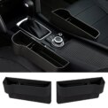 2PCS Car Seat Storage Box&Console Side Pocket Coin Phone Organizer Cup Holder: 3 - 5 Days Free Delivery Only UK