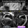2PCS Diamond Car Steering Wheel Cover Booster Anti-slip Crystal Rhinestones Sparkling For Women Girl Car Interior Accessories: 3 - 5 Days Free Delivery Only UK - Image 5